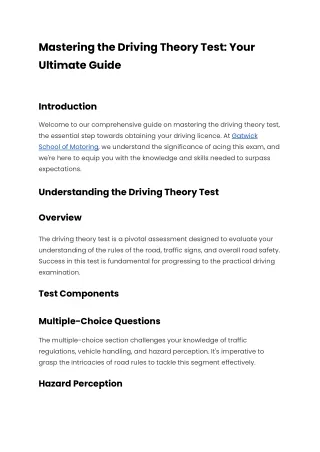 GSM Article Submission