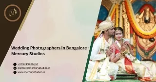Best Wedding Photographers in Bangalore