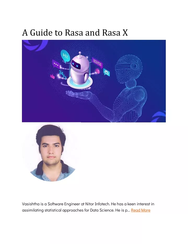 a guide to rasa and rasa x