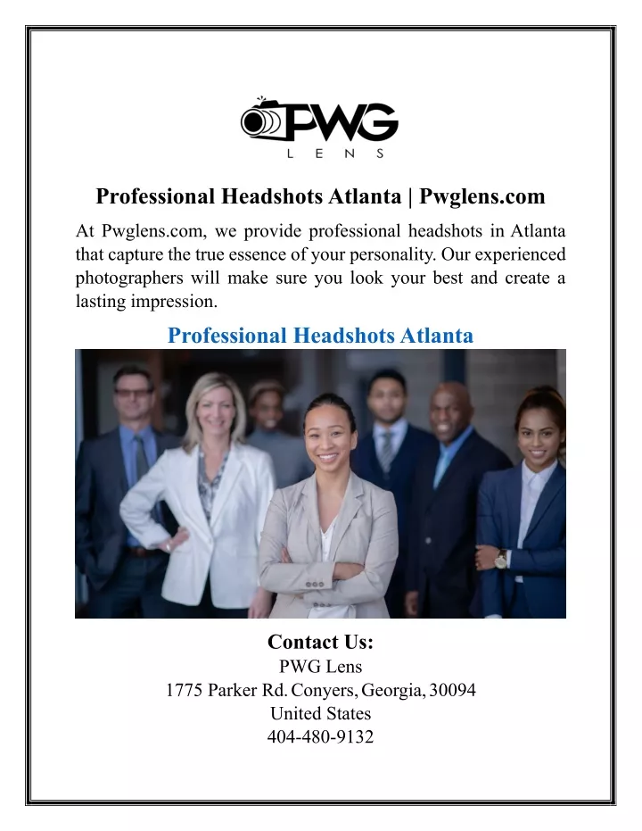 professional headshots atlanta pwglens com