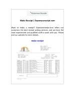 Make Receipt  Expensesreceipt.com - slide 1