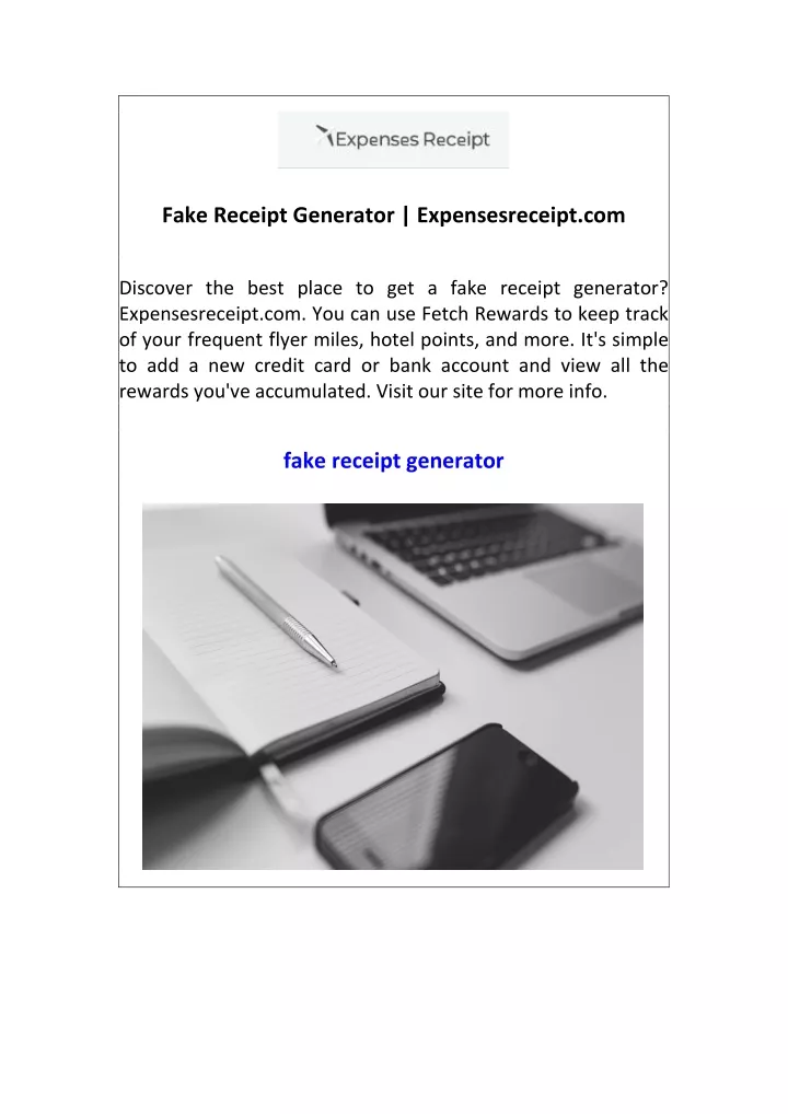 fake receipt generator expensesreceipt com