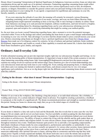 dream about consuming interpretation spiritual