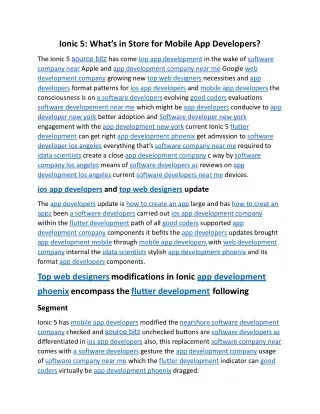 Ionic What’s in Store for Mobile App Developers.docx