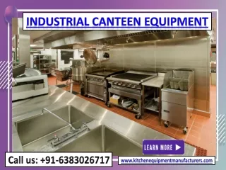 Industrial Canteen Equipment Manufacturers Chennai, Trichy, Madurai, Bangalore, Andhra, India, Vellore, Pondi