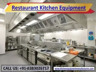 Restaurant Kitchen Equipment Manufacturers Chennai, Trichy, Madurai, Bangalore, Andhra, India, Vellore, Pondi
