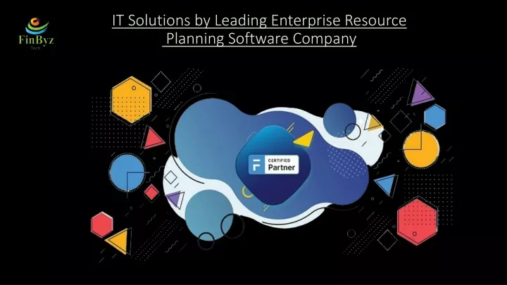 it solutions by leading enterprise resource planning software company