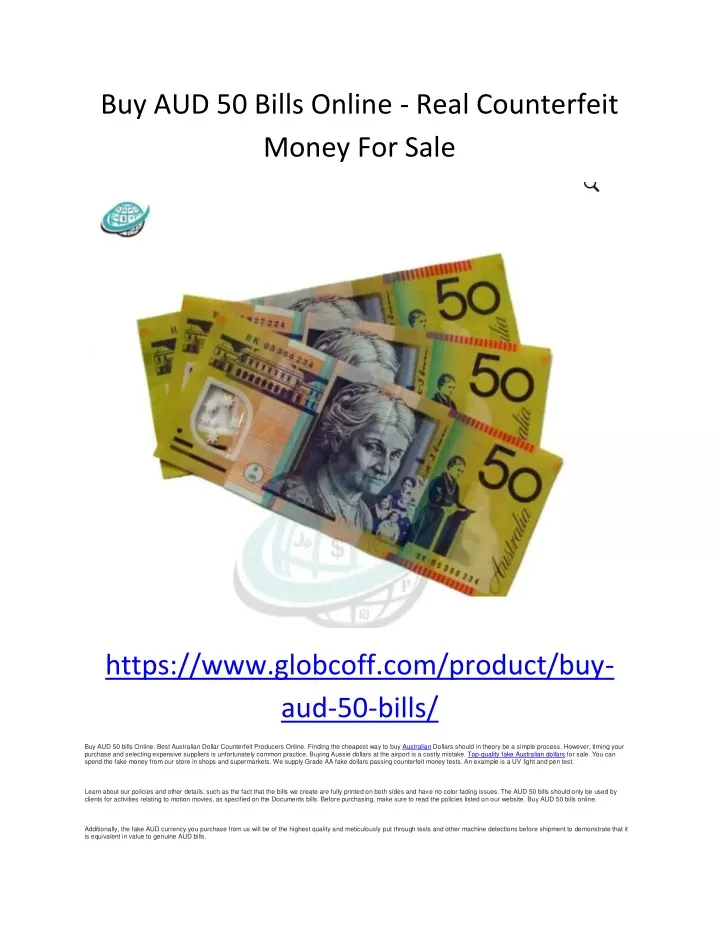 buy aud 50 bills online real counterfeit money