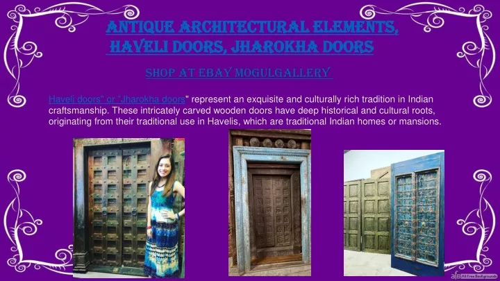 antique architectural elements haveli doors