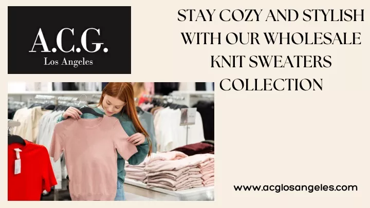 stay cozy and stylish with our wholesale knit