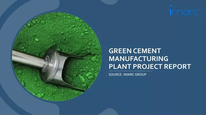 green cement manufacturing plant project report