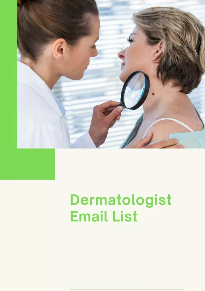 dermatologist email list