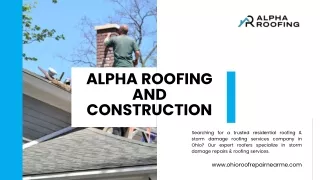 Best Local Roofers Ohio | Alpha Roofing and Construction