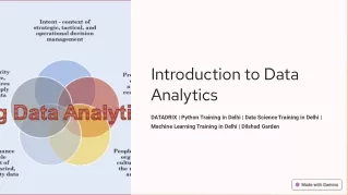 introduction to data analytics