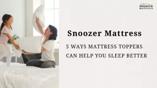 Most Comfortable Luxury Mattress | Snoozer Mattress