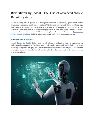 Revolutionizing Jeddah_ The Rise of Advanced Mobile Robotic Systems