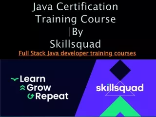 Java Certification Training Course in Hyderabad