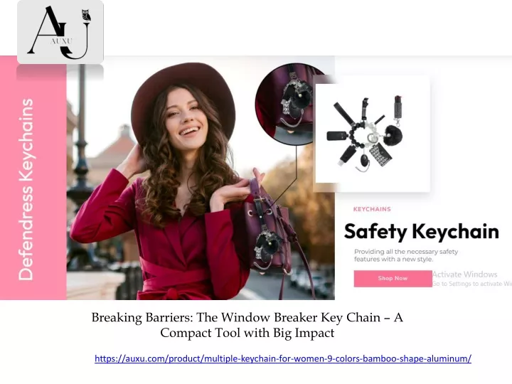 breaking barriers the window breaker key chain