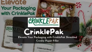 Crinkled Black Paper - CrinklePak