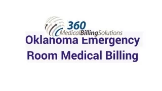 Oklahoma Emergency Room Medical Billing
