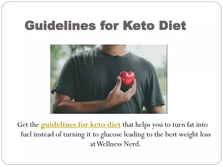 guidelines for keto diet