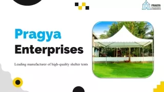 Pagoda tent manufacturers - Pragya Enterprise