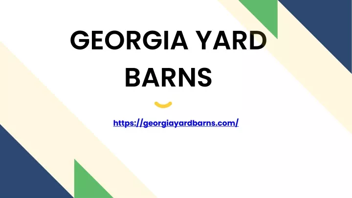 georgia yard barns