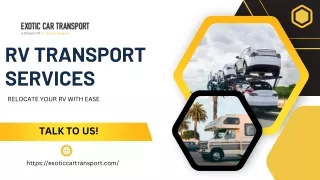 RV Transport Services