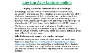 buy top Acer laptops online