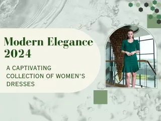 Modern Elegance 2024 A Captivating Collection of Women’s Dresses