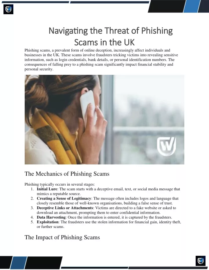 navigating the threat of phishing navigating