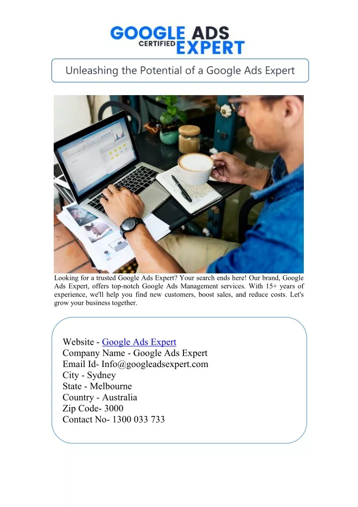 unleashing the potential of a google ads expert