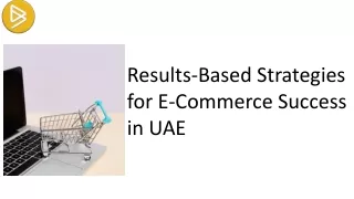 Results-Based Strategies for E-Commerce Success in UAE 1
