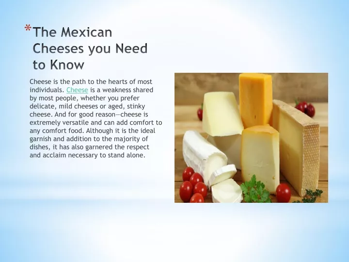 the mexican cheeses you need to know