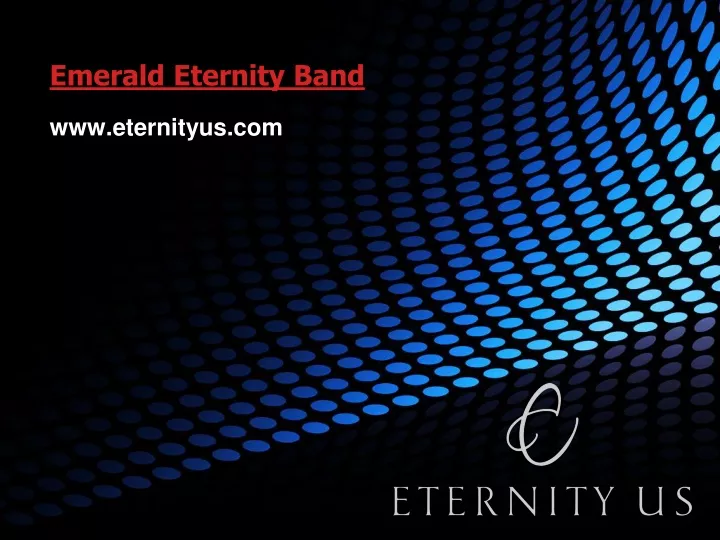 emerald eternity band