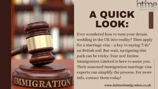 Get Expert Assistance for a UK Marriage Visa| Married to a UK Citizen with a UK