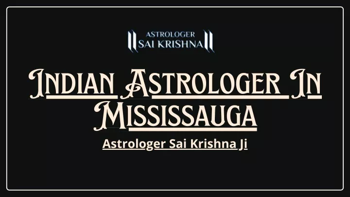 indian astrologer in mississauga astrologer