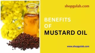 benefits of mustard oil
