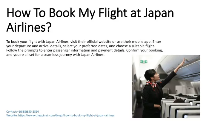 how to book my flight at japan airlines