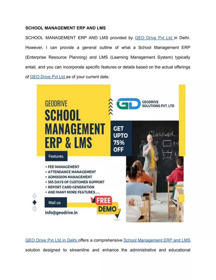 school management erp and lms