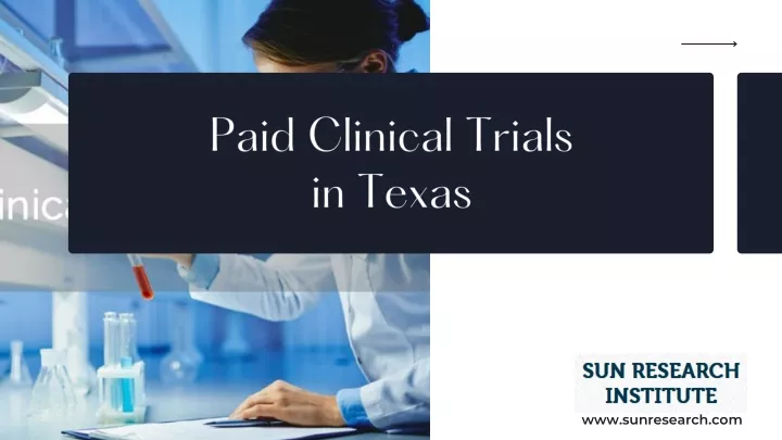 paid clinical trials in texas