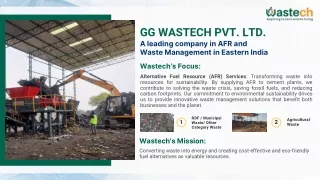 "Wastech India: Leading the Way in Eco-Friendly Waste Management"