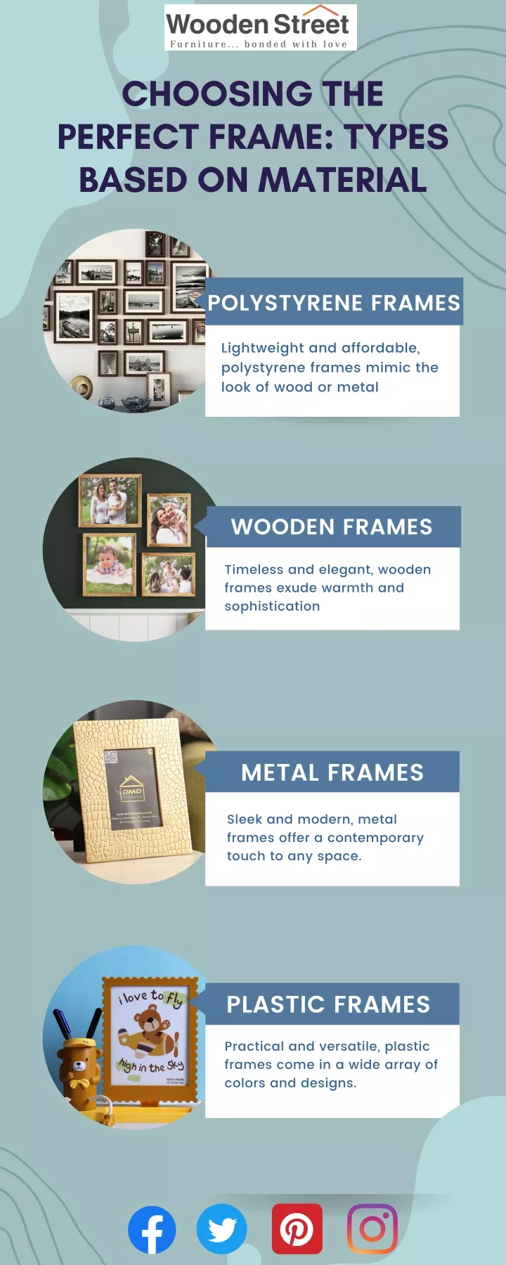 choosing the perfect frame types based on material