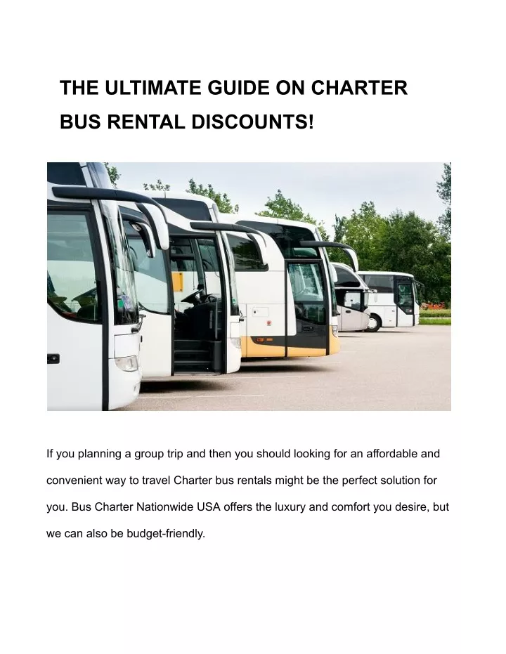 the ultimate guide on charter