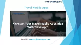 travel mobile apps