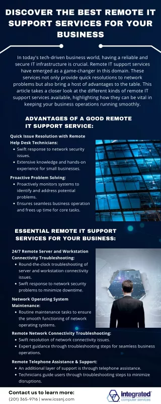 Discover the Best Remote IT Support Services for Your Business  info