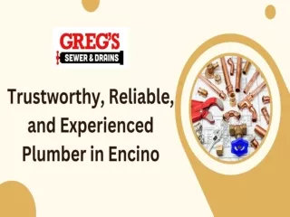 Quality And Reliable Plumbing Services in Encino | Greg's Sewer & Drains