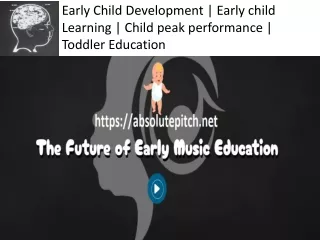 Early child Learning