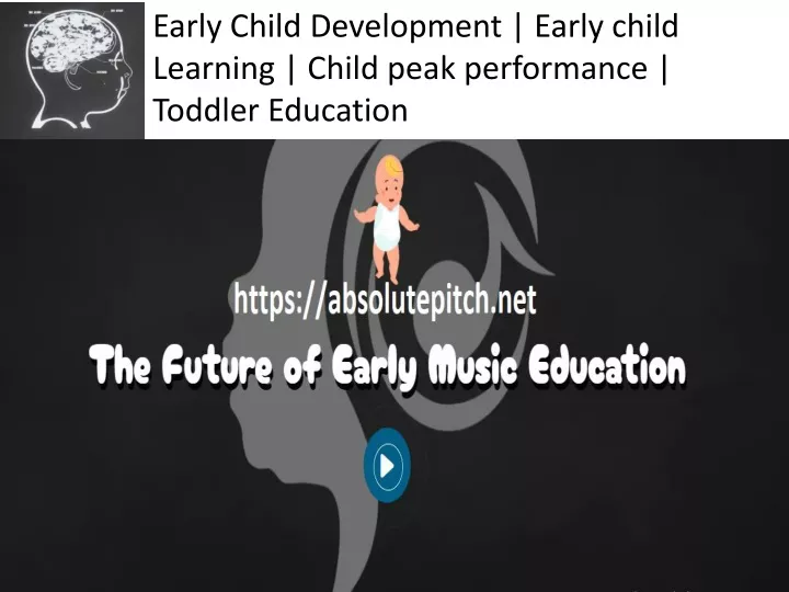early child development early child learning