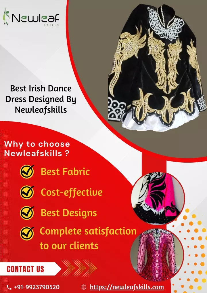 best irish dance dress designed by newleafskills